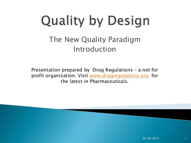 Quality by Design for Biopharmaceutical Drug Product Development